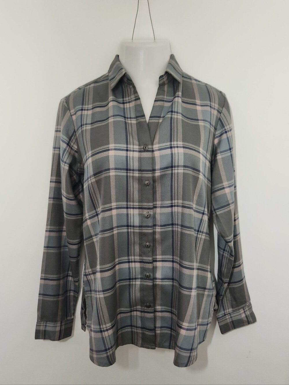 Kuhl Adelaide Plaid Button Down Shirt Lg